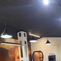 پنچ عدد لوستر لامپ خور مشکی برای فروش