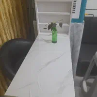 میز دونفره کاشت ناخن به همراه استند کمد دار|آرایشگاه و سالنهای زیبایی|فولادشهر, B2|دیوار