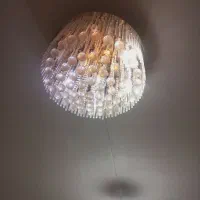 ۲ عدد لوستر کریستالی