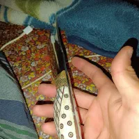 چاقو ترکمنی دسته استخوان|کلکسیون اشیاء عتیقه|کلاله, |دیوار