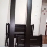 تخت چوبی یک نفره  در حد نو