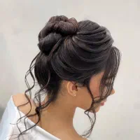 میکاپ و شینیون فوق تخصصی عروس و همراهی فقط۵۰۰|خدمات آرایشگری و زیبایی|قم, زنبیل آباد|دیوار