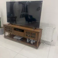 ست میز تلویزیون و کنسول سه ماه استفاده شده|بوفه، ویترین، کنسول|مشهد, سرافرازان|دیوار