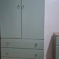 ست خواب ، تخت خواب ،میزآرایشی باآیینه،کمدلباس|تخت و سرویس خواب|تهران, شوش (باغ آذری)|دیوار