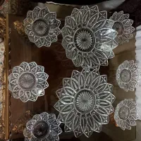 قاب و قدح ۸ تیکه امریکایی فرانسوی زیباونایاب نو|کلکسیون اشیاء عتیقه|لاهیجان, گلستان|دیوار