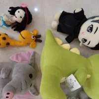 تعدادی عروسک سالم و نو با هم به فروش میرسد|اسباب‌بازی بچه|تهران, دروازه شمیران|دیوار