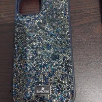 ایفن13 قاب آیفون ۱۳نرماله برند سوآرسکی اوریجنال