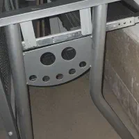 میز کامپیوتر شیشه مشکی