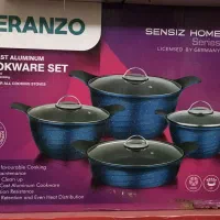 سرویس قابلمه چدنی 8 پارچه seranzo