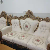 مبل سلطنتی7نفره تمیز وسالم
