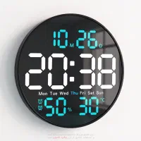 ساعت، دماسنج و رطوبت سنج دیواری دیجیتال مدل CY25