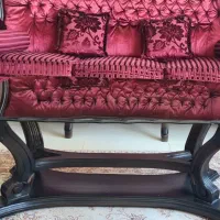 سرویس مبل ۹ نفره میز نهار خوری ۸ نفره|مبلمان خانگی و میز عسلی|تهران, کوی بیمه|دیوار