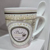 لیوان قهوه‌ قاشق‌دار