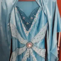 پیراهن مجلسی سایز ۱ ابی اصلا پوشیده نشده