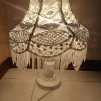 آباژور پارچه ای قدیمی|چراغ خواب و آباژور|اصفهان, شیخ طوسی|دیوار