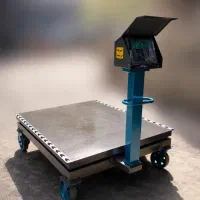 باسکول چرخدار ۳تنی با نمایشگر پرینتردار