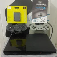 پلی‌استیشن۲سونی‌ps2همراه‌فلش‌/32گیگ‌فول‌بازی