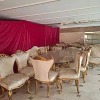 مبل استیل سلطنتی و میز ناهار خوری باهم|مبلمان خانگی و میز عسلی|تهران, آزادشهر|دیوار