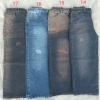 شلوار جین لی زنانه شافل بگ واید فول بگ نیم بگ|لباس|بیرجند, |دیوار