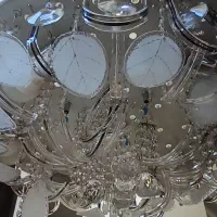 لوستر سقفی کریستال با تنظیم نور