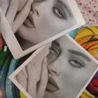 تابلوی سیاهقلم a3