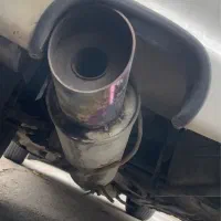 اگزوز اسپرت صدای بم و بال و سپر عقب سفید