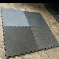 کفپوش گرانولی باشگاه بدنسازی / گرانول پازلی قالبی