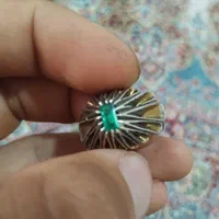 انگشتر زمرد پنجشیر یاقوت سرخ یاقوت کبود فیروزه|جواهرات|کرمان, |دیوار