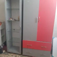 کمد و کتابخانه کودک و نوجوان بسیار تمیز و نو|کتابخانه، شلف، قفسه‌های دیواری|مشهد, فارغ التحصیلان|دیوار