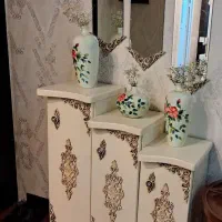 کنسول میز تلوزیون جاکفشی و ۳عدد آینه|بوفه، ویترین، کنسول|تهران, نظام‌آباد|دیوار