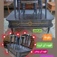 میز و جلو مبلی  خورشیدی و....|مبلمان خانگی و میز عسلی|دزفول, |دیوار