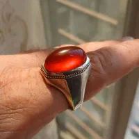 عقیق سرخ کهنه یمن رکاب کاوه|جواهرات|تهران, آبشار|دیوار