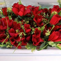 گل رز  مصنوعی شاخه ای