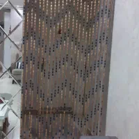 پرده اویز طرح چوب یک متردر۲متر۳۰