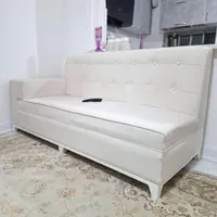 کاناپه ۳ نفره سفید ، سالم و تمیز|مبلمان خانگی و میز عسلی|رشت, حسین آباد|دیوار