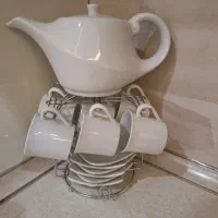 قهوه خوری فنجان نعلبکی و قوری