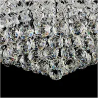 لوستر سقفی کریستال گرد بزرگ لاکچری درحد نو|لوستر و چراغ آویز|اردبیل, |دیوار