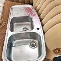 سینک ظرفشویی ورق زخیم بهترین برند(استیل البرز)