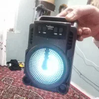 2 تا اسپیکر شارژی اصل قوی شارژی باطری نو