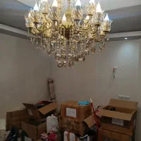 لوستر برنجی ۲۴ شعله|لوستر و چراغ آویز|تهران, افسریه شمالی|دیوار