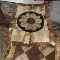 فرش پوست طبیعی زیر انداز فروش عمده ۲۶ عدد
