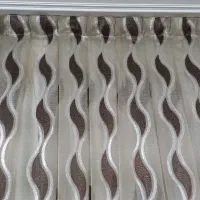 پرده حریر شیشه ای