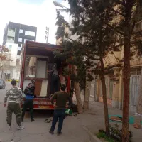 اسبابکشی باربری حمل اثاثیه کارگر خالی ماشین