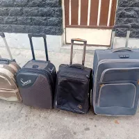 ۵عدد چمدان مسافرتی خارجی سالم و تمیز جنس درجه یک|کیف، کفش، کمربند|اصفهان, شیخ اشراق|دیوار