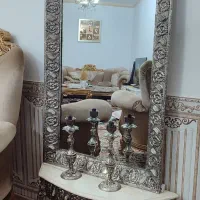آینه و شمعدان برنز