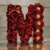 دسته گل ربانی|گل مصنوعی|تاکستان, |دیوار