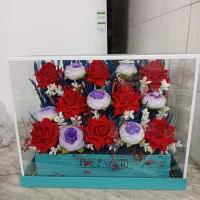 گل مصنوعی شیشه ای نونو