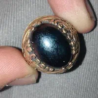 انگشتر طلای 10 عیار با سنگ عقیق