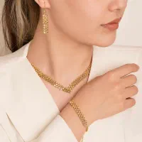 سرویس طرح طلا مدل پولکی