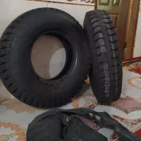 لاستیک دنا خاوری نو همراه با ۲عدد تیوب و نوار